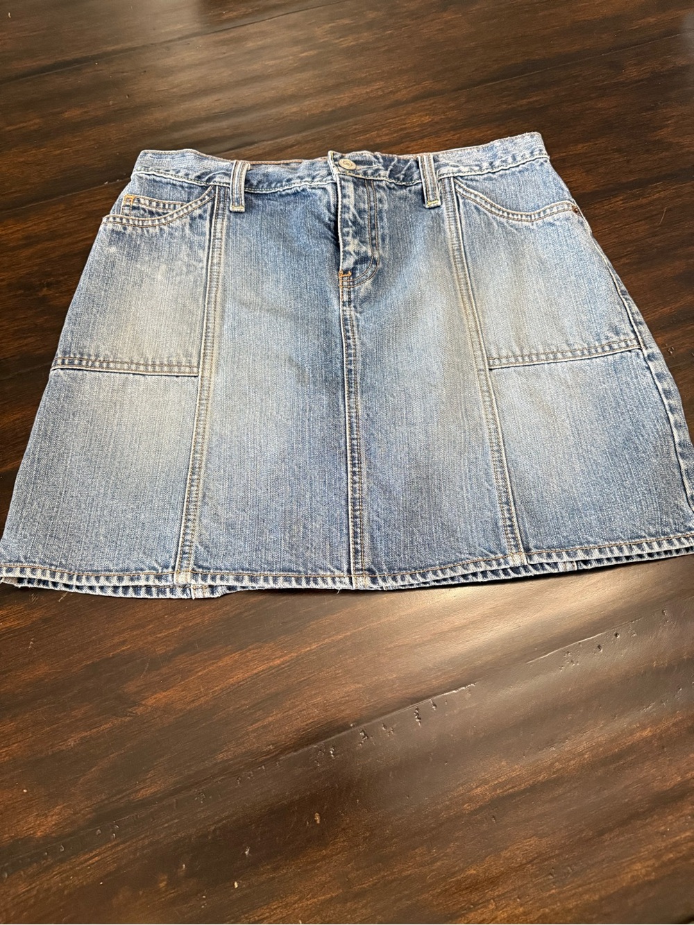 GAP Light Blue Denim Mini Skirt